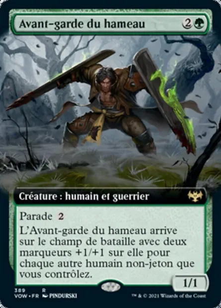 Avant-garde du hameau, carte Magic VOW 389 — extension Innistrad : noce écarlate