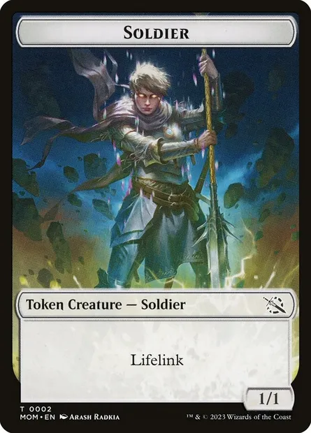 Soldier, Magic card TMOM 2 — March of the Machine Tokens set