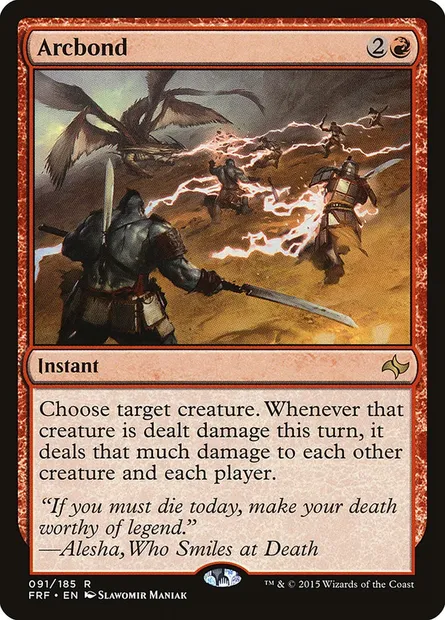 Arcbond, Magic card FRF 91 — Fate Reforged set