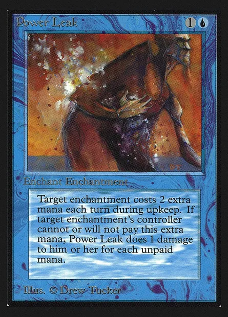 Power Leak, Magic card CEI 72 — Intl. Collectors' Edition set