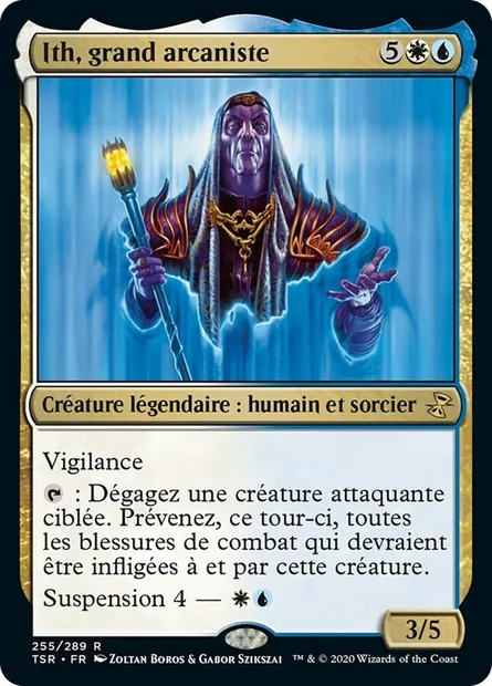 Ith, grand arcaniste, carte Magic TSR 255 — extension Spirale Temporelle Remastered
