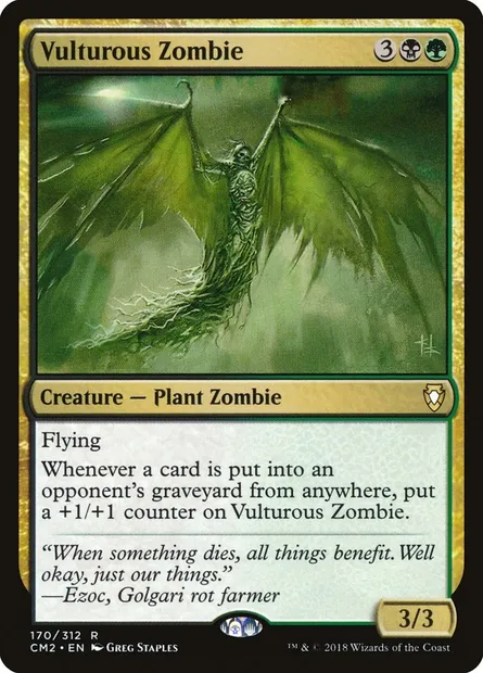Zombie rapace, carte Magic CM2 170 — extension Commander Anthology Volume II