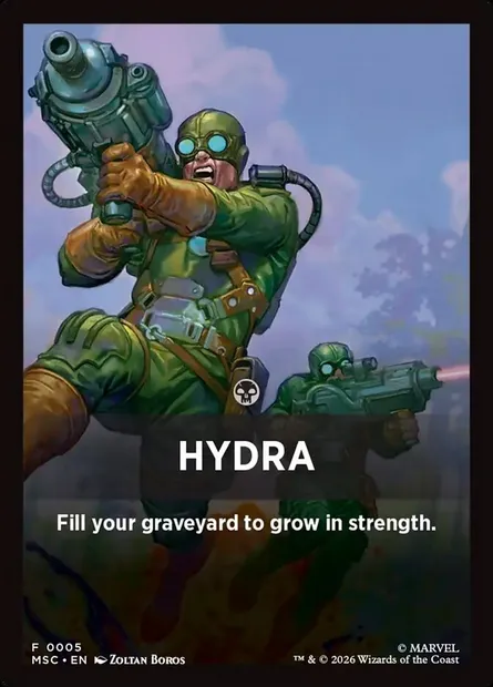 Hydra, Magic card FMSC 5 — Marvel Super Heroes Jumpstart Front Cards set