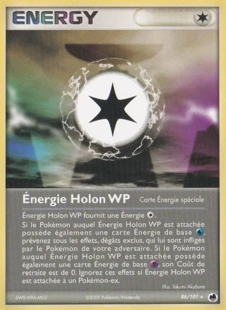 Énergie Holon WP, carte Pokémon DF 86 — extension EX Île des Dragons