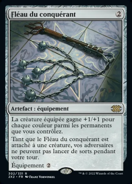 Fléau du conquérant, carte Magic 2X2 302 — extension Double Masters 2022