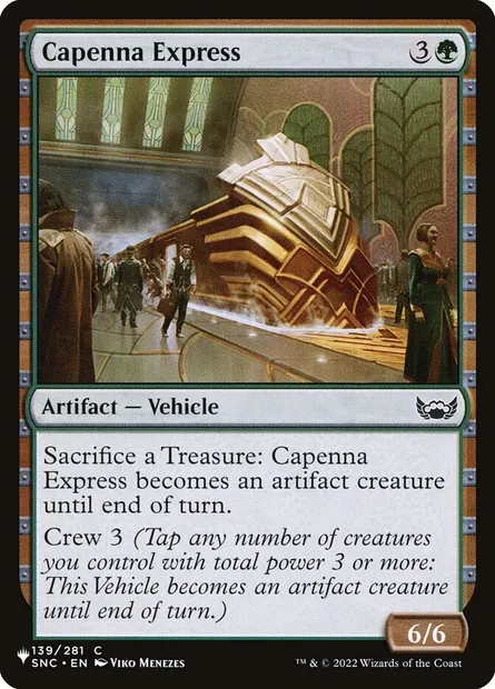 Capenna Express, Magic card PLST SNC-139 — The List set