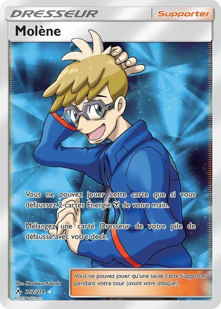 Molène, carte Pokémon UNB 212 — extension Alliance Infaillible
