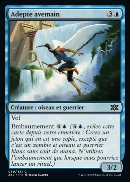 Adepte avemain, carte Magic 2X2 39 — extension Double Masters 2022