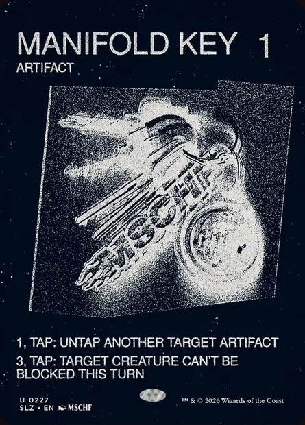 MANIFOLD KEY, carte Magic SLZ 227 — extension The Zeta Set