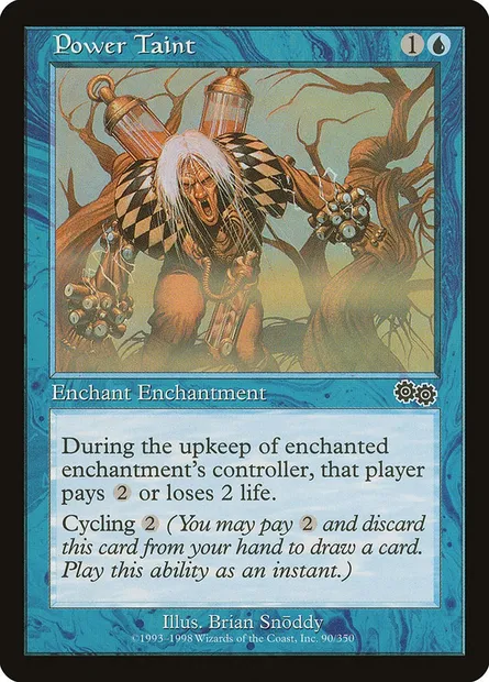 Power Taint, Magic card USG 90 — Urza's Saga set