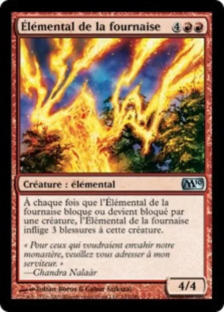 Élémental de la fournaise, carte Magic M10 142 — extension Magic 2010