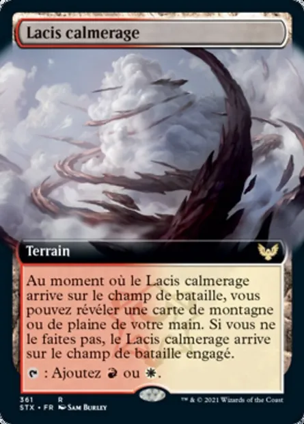 Lacis calmerage, carte Magic STX 361 — extension Strixhaven: l'Académie des Mages