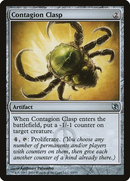 Contagion Clasp, Magic card DDF 63 — Duel Decks: Elspeth vs. Tezzeret set