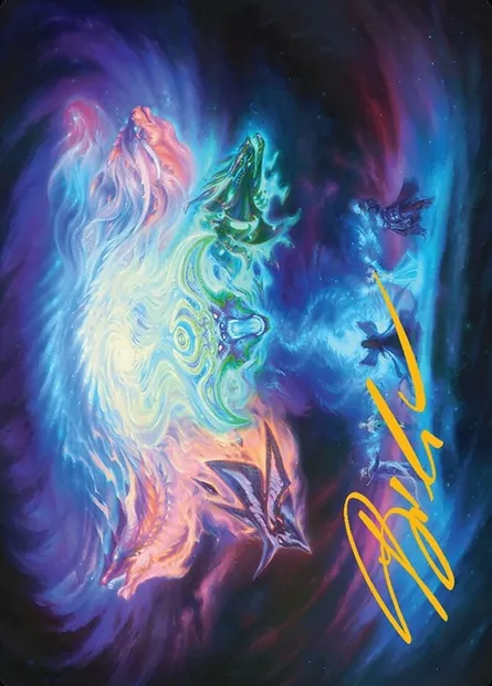 Call the Spirit Dragons // Call the Spirit Dragons, carte Magic ATDM 21 — extension Tarkir: Dragonstorm Art Series