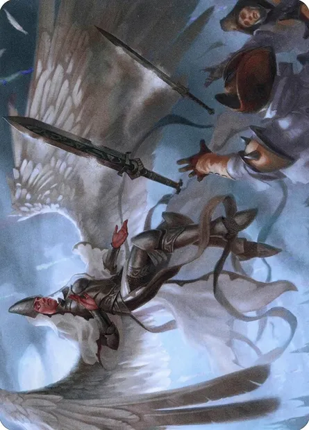 Angelic Quartermaster // Angelic Quartermaster, carte Magic AVOW 5 — extension Crimson Vow Art Series