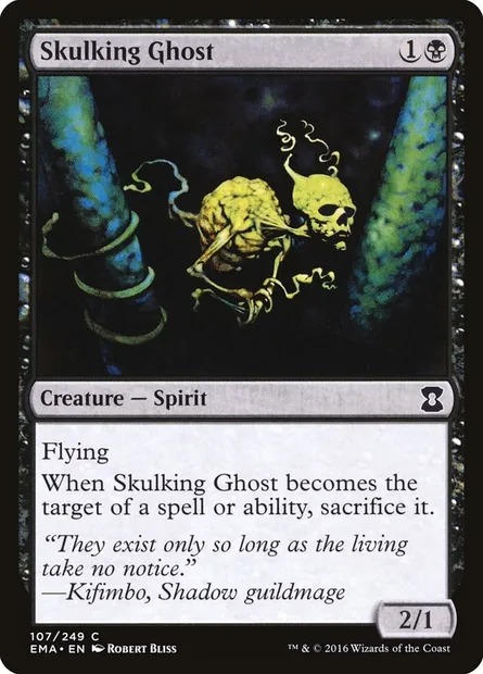 Skulking Ghost, Magic card EMA 107 — Eternal Masters set