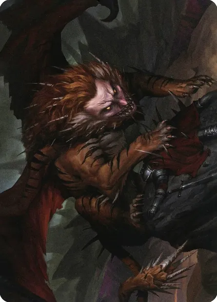 Manticore // Manticore, carte Magic AAFR 6 — extension Adventures in the Forgotten Realms Art Series