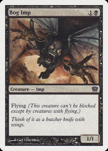 Bog Imp, Magic card 9ED 116 — Ninth Edition set