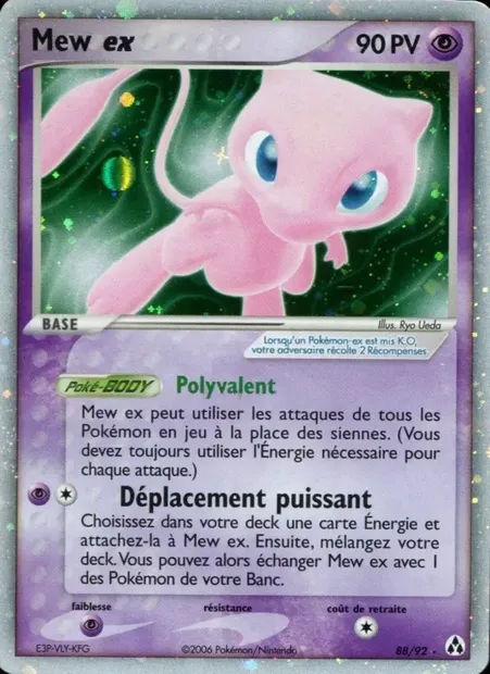 Mew ex, carte Pokémon LM 88 — extension EX Créateurs de légendes