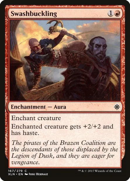 Swashbuckling, Magic card XLN 167 — Ixalan set