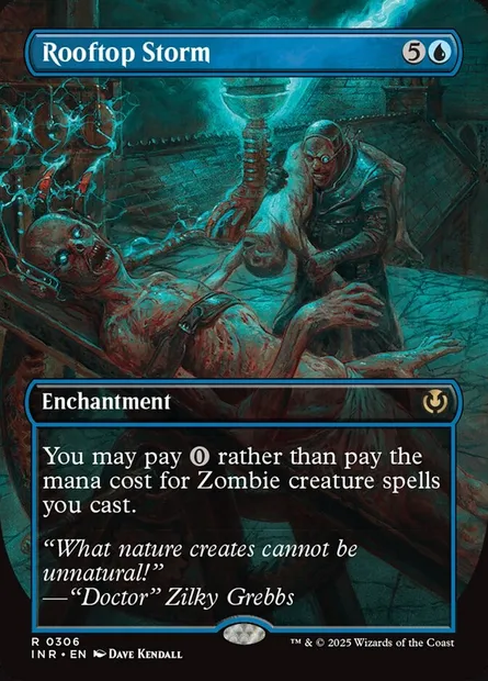 Rooftop Storm, Magic card INR 306 — Innistrad Remastered set