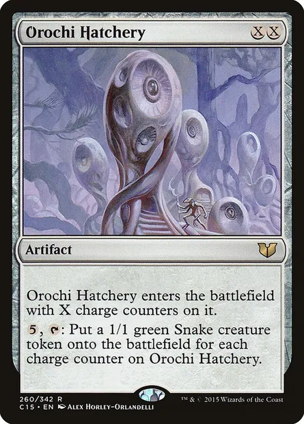 Orochi Hatchery, Magic card C15 260 — Commander 2015 set
