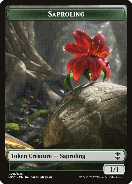 Saproling, Magic card TNCC 28 — New Capenna Commander Tokens set