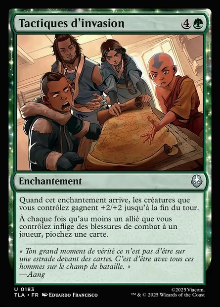 Tactiques d'invasion, carte Magic TLA 183 — extension Avatar: The Last Airbender