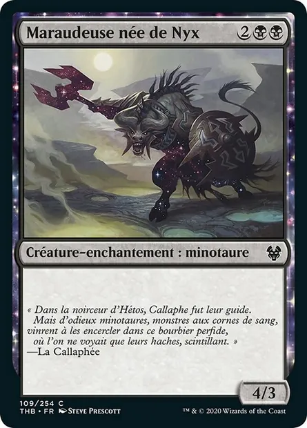 Maraudeuse née de Nyx, carte Magic THB 109 — extension Theros Beyond Death