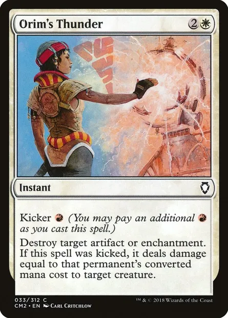 Orim's Thunder, Magic card CM2 33 — Commander Anthology Volume II set