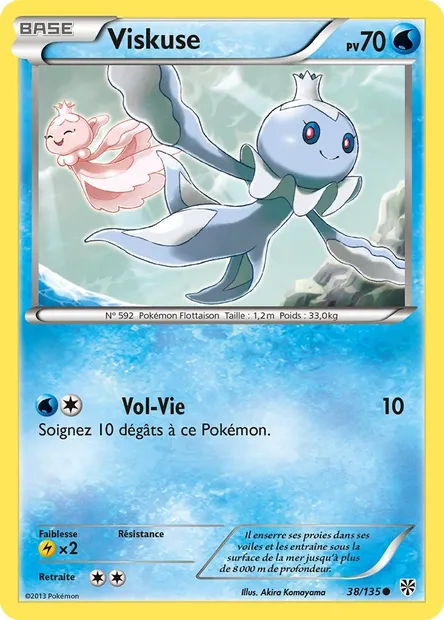 Viskuse, carte Pokémon PLS 38 — extension Tempète Plasma