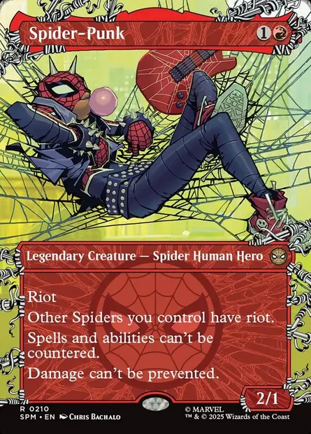 Spider-Punk, Magic card SPM 210 — Marvel's Spider-Man set
