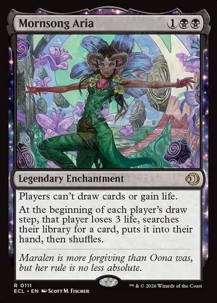 Mornsong Aria, Magic card ECL 111 — Lorwyn Eclipsed set