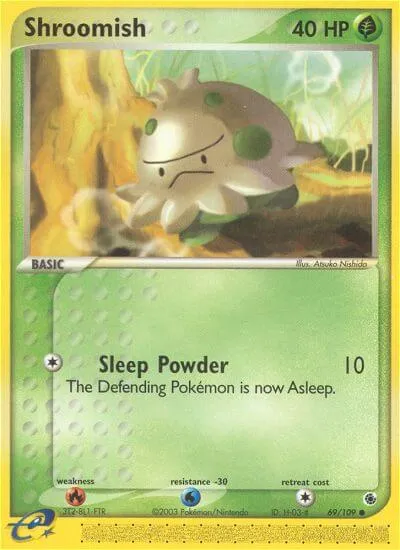 Shroomish, Pokémon card RS 69 — Ruby & Sapphire set