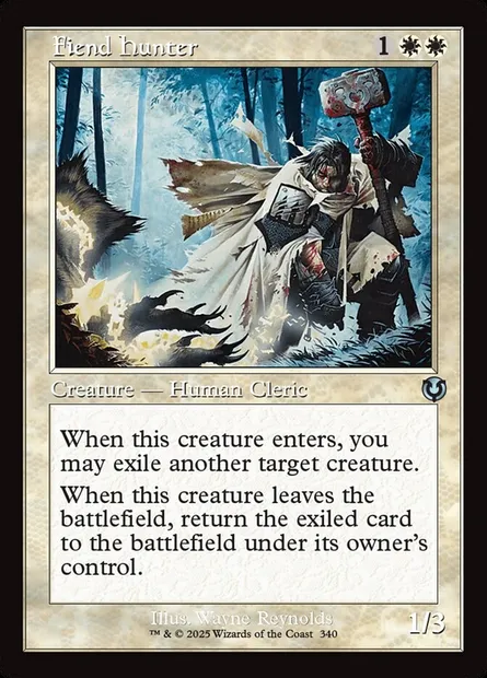 Fiend Hunter, Magic card INR 340 — Innistrad Remastered set
