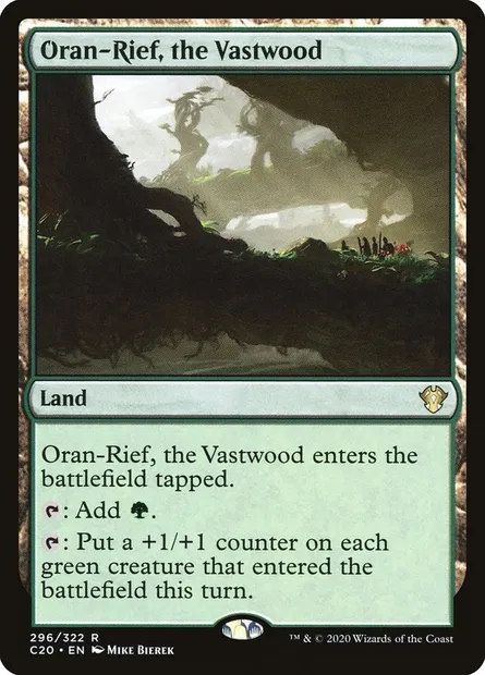 Oran-Rief, the Vastwood, Magic card C20 296 — Commander 2020 set