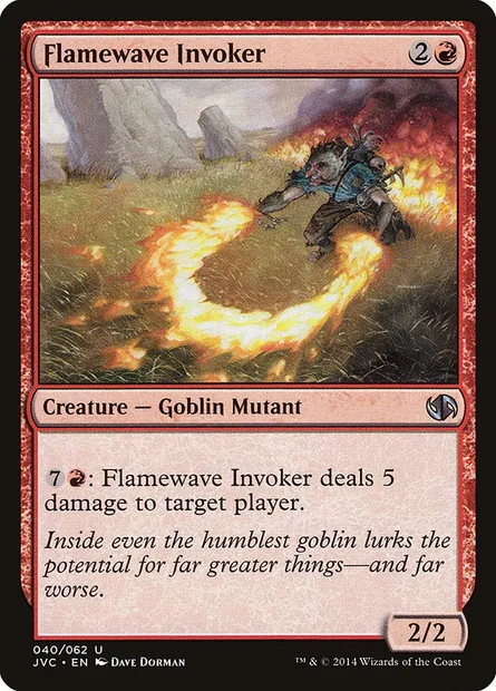 Invocateur vagueflamme, carte Magic JVC 40 — extension Duel Decks Anthology: Jace vs. Chandra