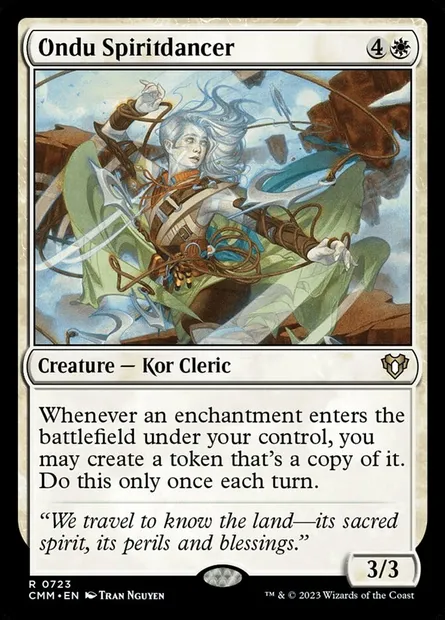 Ondu Spiritdancer, Magic card CMM 723 — Commander Masters set