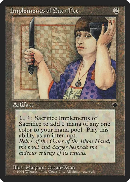 Implements of Sacrifice, carte Magic FEM 88 — extension Fallen Empires