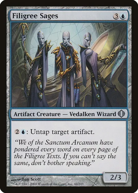 Filigree Sages, Magic card ALA 44 — Shards of Alara set