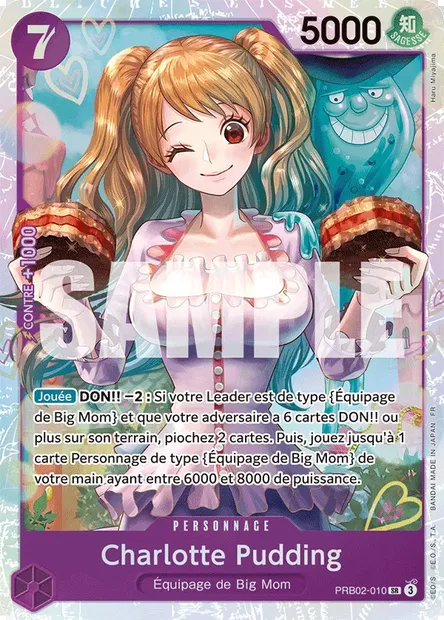 Charlotte Pudding, carte One Piece PRB02-010 — extension ONE PIECE CARD THE BEST VOL.2