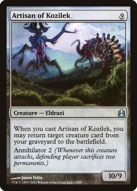 Artisan of Kozilek, Magic card CMD 1 — Commander 2011 set