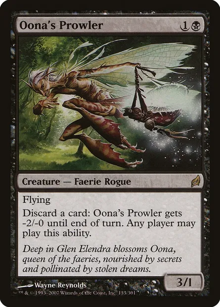 Oona's Prowler, Magic card LRW 133 — Lorwyn set