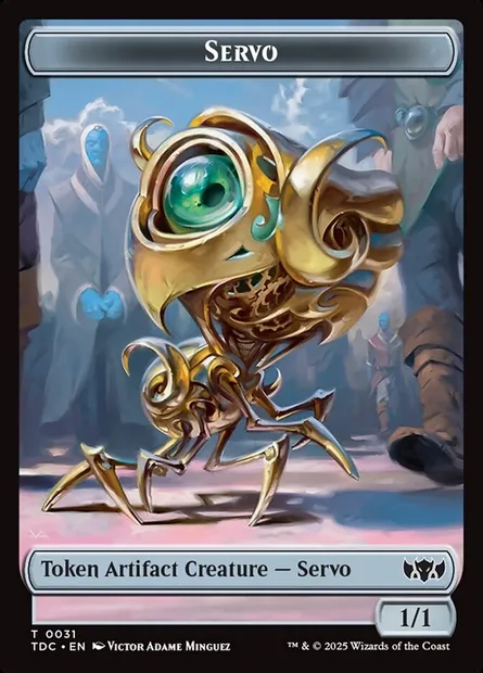 Servo, carte Magic TTDC 31 — extension Tarkir: Dragonstorm Commander Tokens
