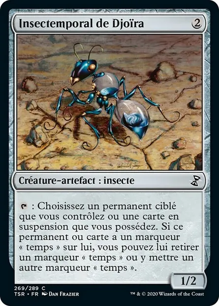 Insectemporal de Djoïra, carte Magic TSR 269 — extension Spirale Temporelle Remastered