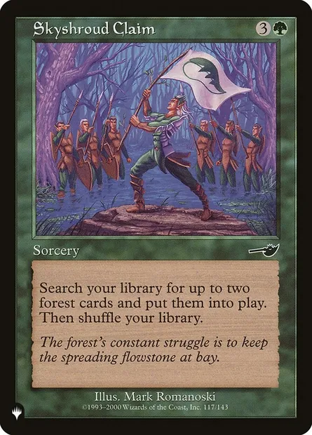 Revendication de Linciel, carte Magic PLST NEM-117 — extension The List