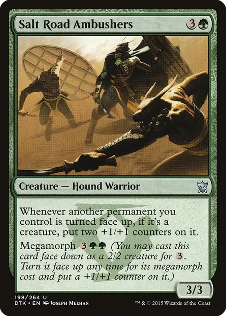 Salt Road Ambushers, Magic card DTK 198 — Dragons of Tarkir set