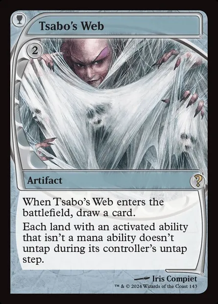 Tsabo's Web, Magic card MB2 143 — Mystery Booster 2 set
