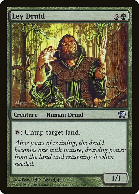 Ley Druid, Magic card 9ED 251★ — Ninth Edition set