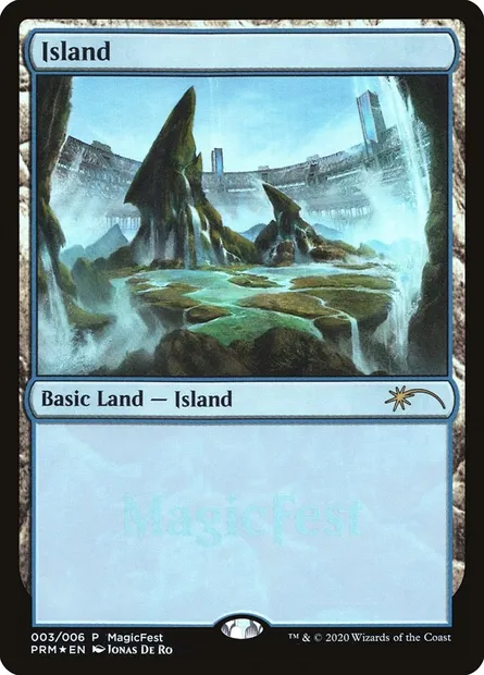 Island, Magic card PF20 3 — MagicFest 2020 set